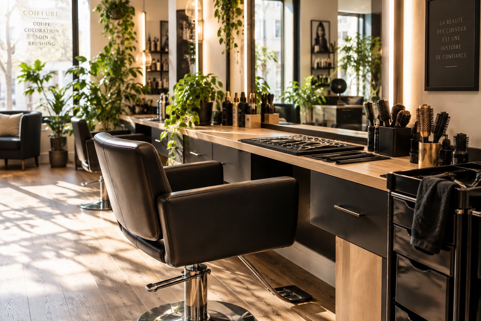 Site internet pour salon de coiffure - créé et géré pour vous